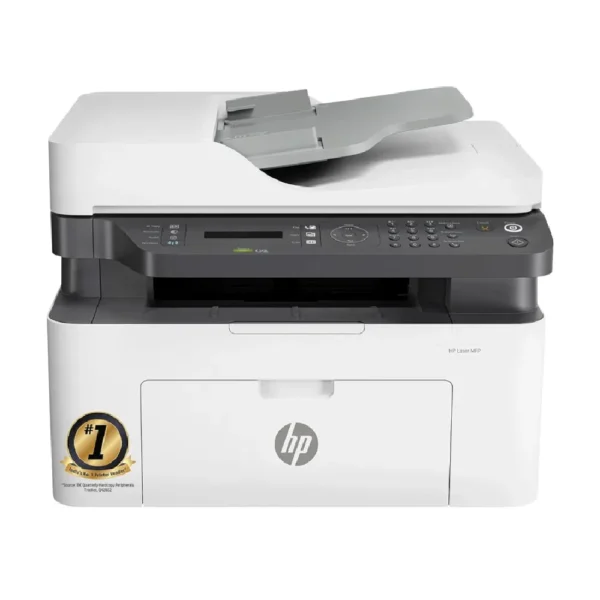 HP MFP 1188fnw All in One Laser Printer with Built-in Wi-Fi | Print, Copy, Scan, Fax Functions