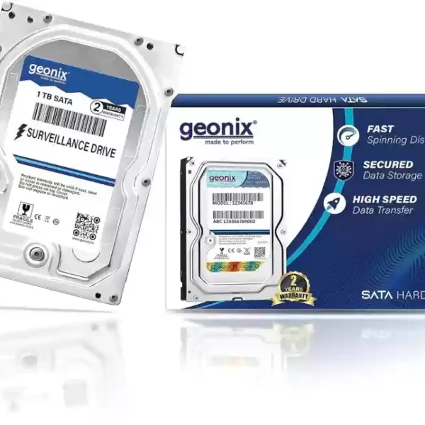 GEONIX SATA 1 TB Desktop, Surveillance Systems, Servers, Network Attached Storage Internal Hard Disk Drive (HDD) (GX1T)  (Interface: SATA, Form Factor: 3.5 inch)